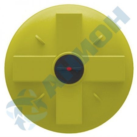 Емкость ПЭ цилиндрическая желтого цвета 5150л (5100КАС_ВФК2)