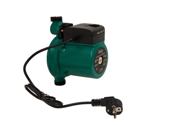 Насос повышения давления CP 20/12 (3/4", Qmax-3.6м3/ч, Hmax-12м., N-250Вт, мокрый ротор) с гайками