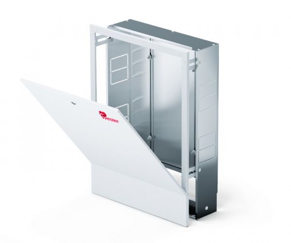 Шкаф коллекторный встроенный ШРВ-5 (12-13 выходов, 1000х120-180х648-711 мм.)