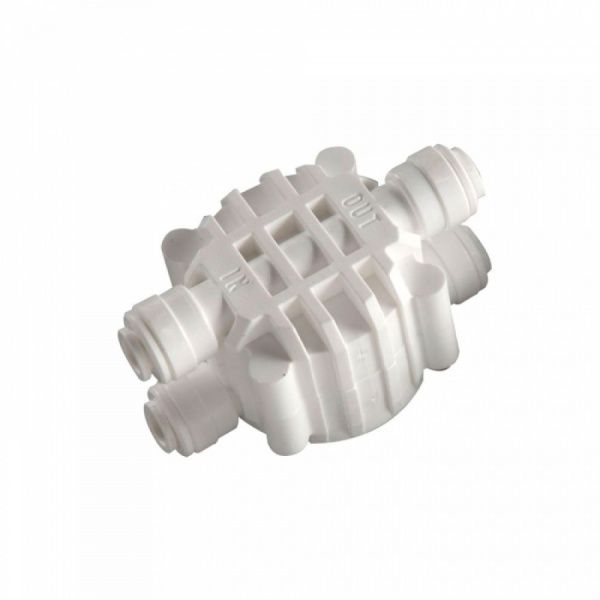 Клапан 4-х ходовой для обратного осмоса Т1/4", 24В