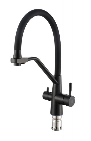 Смеситель РМС для кухни с переключением фильтра для питьевой воды  SUS127TBL-016F-015