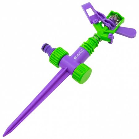 Разбрызгиватель пластиковый, двухсторонний, площадь до 280м2, струя от 3 до 11м