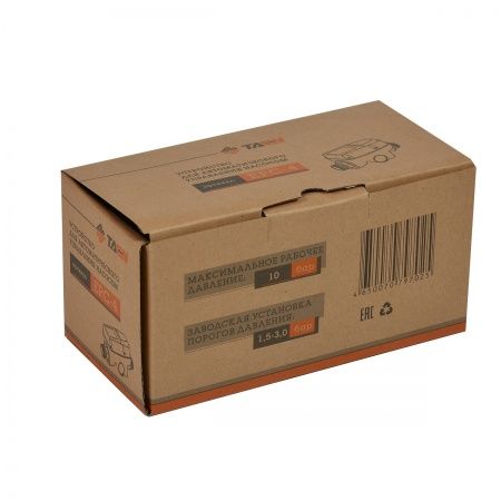 Блок автоматики с манометром TAEN EPC-4 (диапазон настройки 1,0-3,5 бар) с манометром