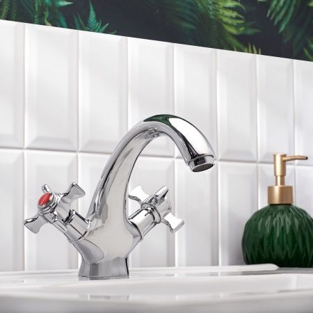 Смеситель BOOU для умыв. двуручный BA5341-1-B723