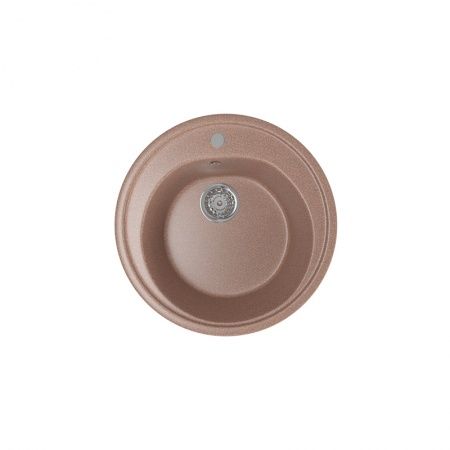 Мойка ML-GM11 круглая, терракотовая иск.мрамор 500х180мм (307)
