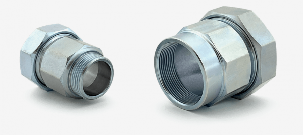 Муфта обжимная стальная 1/2" НР Ду 15 (аналог GEBO AK)