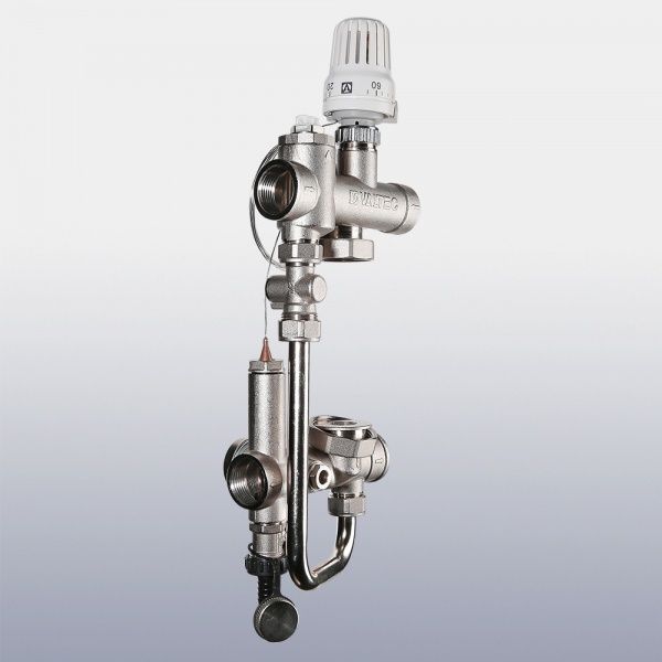 Насосно-смесительный узел без насоса VT.VALMIX.0.130, монтажная длина насоса 130 мм. /Без насоса/