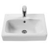 Умывальник "Нео-50" с переливом, без комплекта, 1 отверстие, белый