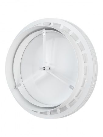 Анемостат пластиковый 200, Dн-260мм, белый, со стопорным кольцом