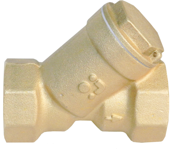 Фильтр косой сетчатый латунный муфтовый Ду 25    (фигура 46Б2нж)