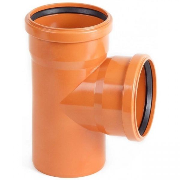 Тройник РР канализационный 315х315 (90") (оранж.)