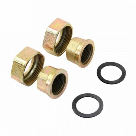 Комплект гаек для циркуляционного насоса ВР1/2"хВР1" чугунные, оцинкованные (2 шт.)