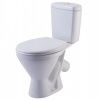 Унитаз "Стандарт", белый, 1кноп.,косой вып.,нижн.подв., сиденье полипропилен