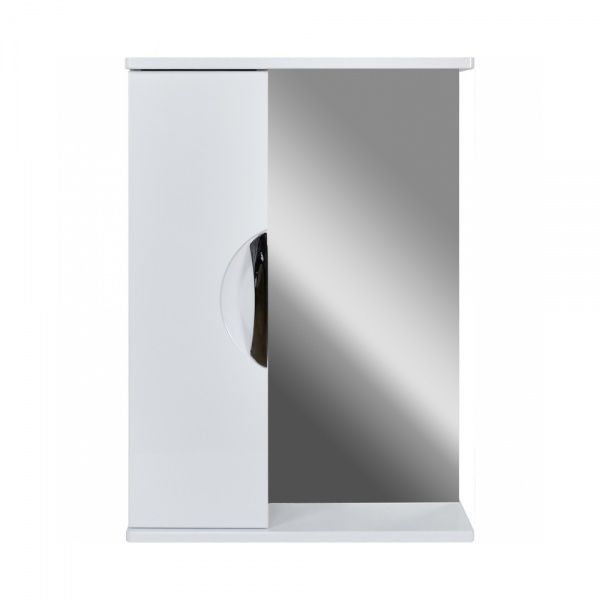 Зеркало "Афина 65" 650х170х700, со шкафчиком