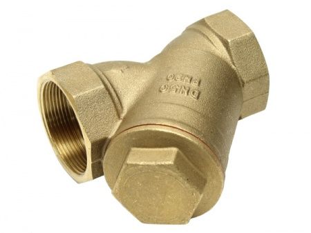 Фильтр косой сетчатый латунный муфтовый Ду 15