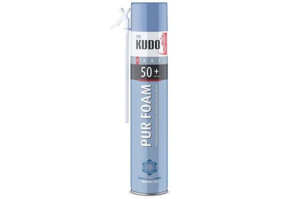 Пена монтажная "KUDO HOME 50+" 1000 мл ARKTICA зимняя, бытовая