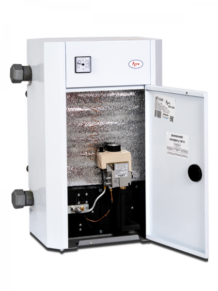 Котел газовый, парапетный "Луч" КСГ-8П (8 кВт, одноконтурный, закрытая камера), труба отдельно