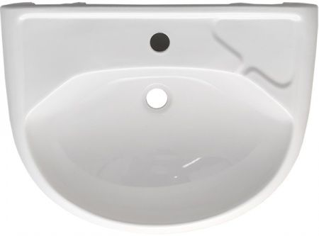 Умыв. "Парус" без перелива, без комплекта, 1 отверстие, белый