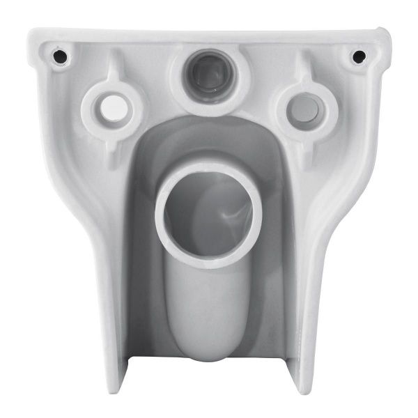 Унитаз подвесной "Лайн" белый, сиденье дюропласт, микролифт, Rimless