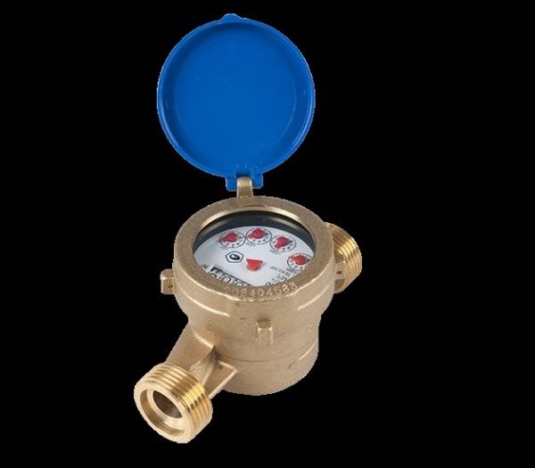 Счетчик воды ВКМ-20 mini S , L-130 (с присоединителями) мокроходный