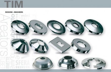 Отражатель декоративный, разъемный 1/2 " нерж.