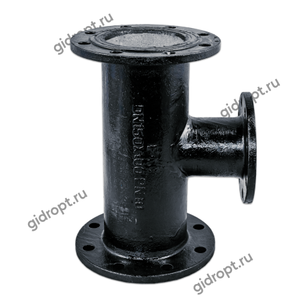 Тройник фланцевый ТФ200х65   (чугун)   Ру10