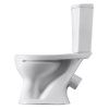 Унитаз "Ультра" АНТИВСПЛЕСК, белый, 1 кн.арм., косой выпуск, нижн.подв., сид.полипр.