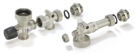 Насосно-смесительный узел TIM JH-1035 (установка насоса - свободная, 1 1/2") /Без насоса/