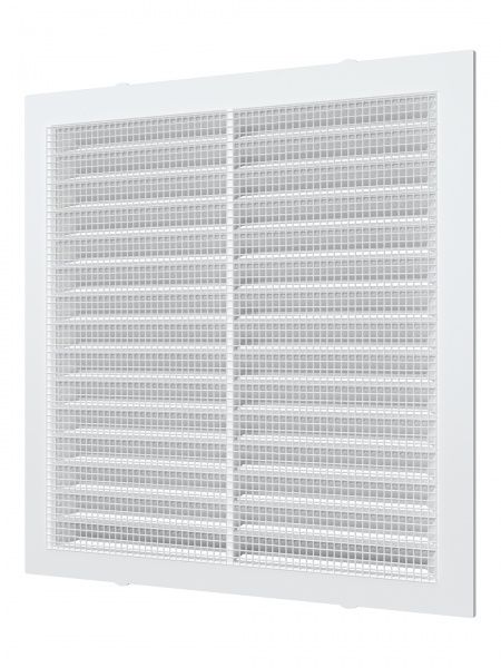 Решетка пластиковая 194х194, белая, сетка
