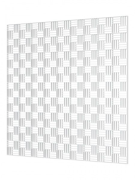 Решетка потолочная пл. 595х595х12мм, белая