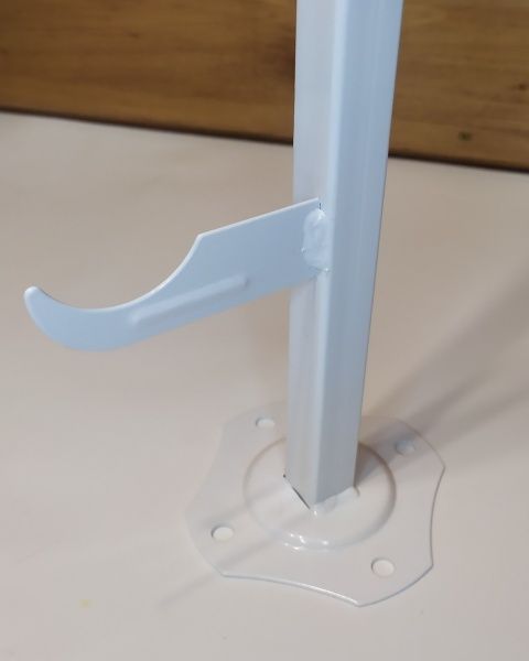 Кронштейн напольный (стойка) ал/бим рад. 500х120х1,8