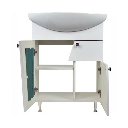 Тумба "Селена 60" под умывывальник "Уют 60" Rosa