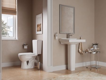 Умывальник "Орион-57" с переливом, без комплекта, 1 отверстие, белый