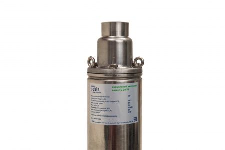 Насос 4" SV 40/115 (550Вт, Нмакс-115м, Qмакс-2,4 куб.м/ч, кабель-20м)