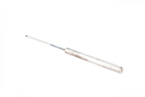 Анод магниевый L-200мм, диаметр анода-18мм, шпилька М6 - 180мм