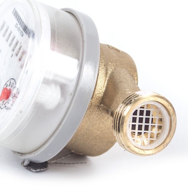 Счетчик воды Пульс-15У, L-110 (с присоединителями и интегрированным обратным клапаном) универсальный