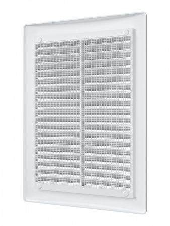 Решетка пластиковая 150х200, белая, сетка