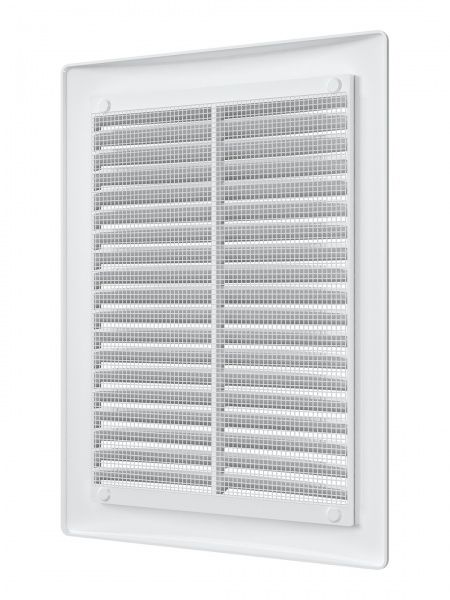 Решетка пластиковая 150х200, белая, сетка