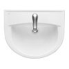 Умывальник "Виктория" с переливом, без комплекта, 1 отверстие, белый