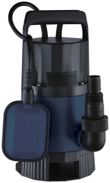 Насос дренажный DW 750 с поплавком (пластик, Qmax=12,5 куб.м./час, Hmax=8 м., 750 Вт, кабель 10 м.)