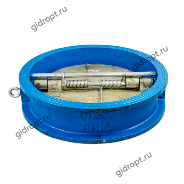 Клапан обратный двухдисковый Ду 300 Р-16 t-120оС, межфланцевый