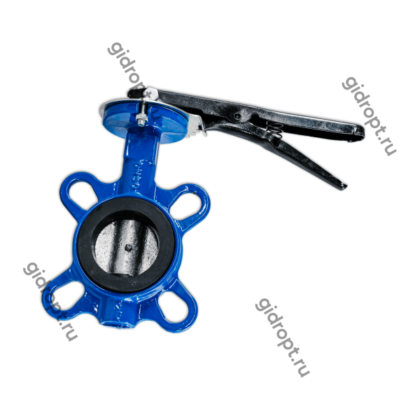 Затвор дисковый Ру10/16 Ду50,   (чугунный, поворотный)