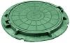 Люк полимерный круглый Л 15кН (1,5 тн) 750 Зеленый