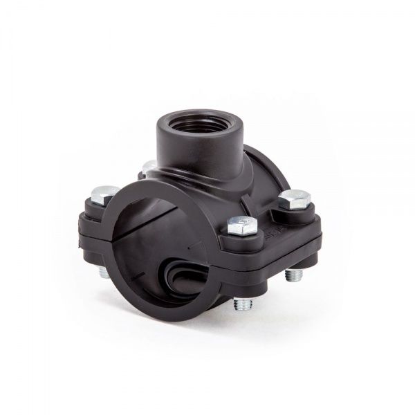 Седелка (хомут на врезку) ВР 25х1/2" (ПНД, Компрессия)