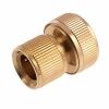 Соединитель быстросъемный латунный для шланга 3/4"