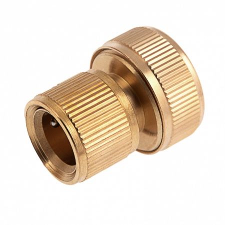 Соединитель быстросъемный латунный для шланга 3/4"