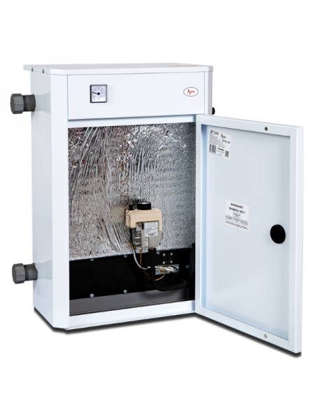 Котел газовый, парапетный "Луч" КСГ-12П (12 кВт, одноконтурный, закрытая камера), труба отдельно