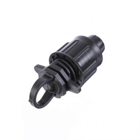 Заглушка для ленты капельного полива, с поджимом Ду 16