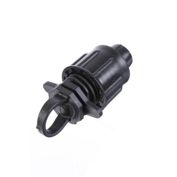 Заглушка для ленты капельного полива, с поджимом Ду 16