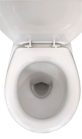 Унитаз "Универсал NEW 45" с бачком, белый, 2 кн.арм., косой выпуск, нижн.подв., сид. полипропилен